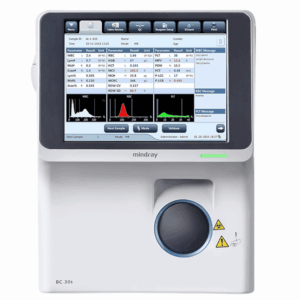 Analizador hematológico Mindray BC-30s, equipo automatizado de laboratorio clínico para análisis de sangre con resultados precisos y rápidos.