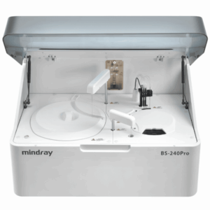 Analizador químico automático Mindray BS-240 Pro con sistema de alta precisión para laboratorios clínicos.