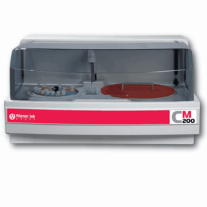 Analizador químico automatizado Wiener Lab CM-200, equipo de laboratorio clínico para pruebas de bioquímica con alta eficiencia y precisión.