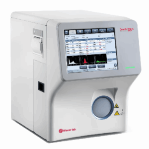 Analizador hematológico automatizado Wiener Lab Counter XS20 para laboratorios clínicos.