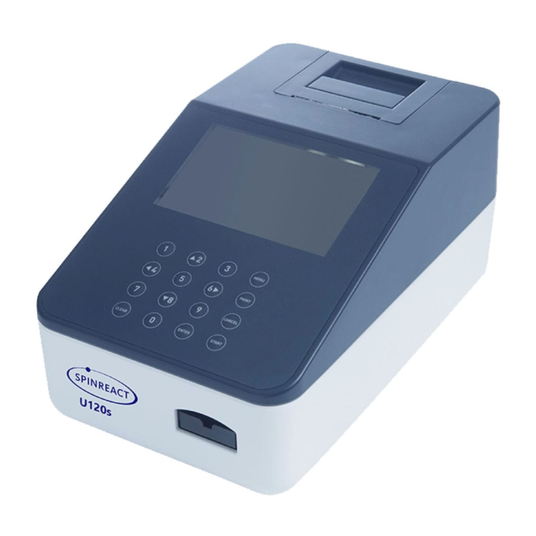 Lector de Tiras U-120S | Uroanálisis Spinreact Lector semiautomático de tiras Spinreact U-120S para uroanálisis.