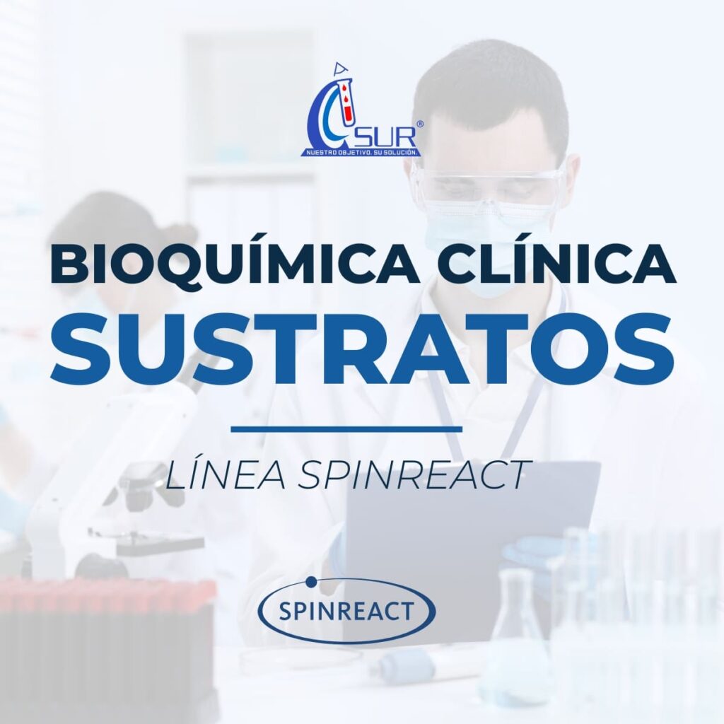 Sustratos Spinreact – Bioquímica Clínica CCISUR Reactivos Spinreact para análisis de sustratos en bioquímica clínica, distribuidos por CCISUR.